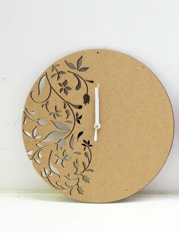 ساعت دیواری طرح برگ