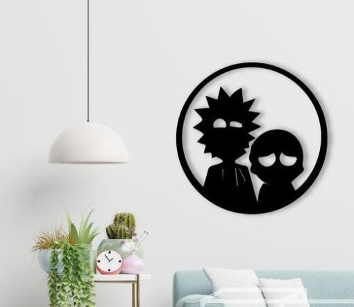 تابلو دیواری Rick And Morty مدل 31812 222