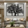 تابلو سه تکه درخت زندگی مدل TH_49177