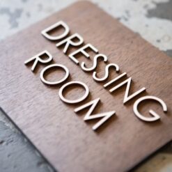 تابلو پلاک Dressing Room مدل TH_73991 1
