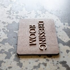 تابلو پلاک Dressing Room مدل TH_73991 11