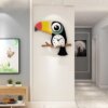 ساعت دیواری طوطی مدل TH_17375 8
