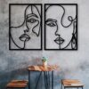 تابلو دیواری چهره زن مدل TH_26826 66