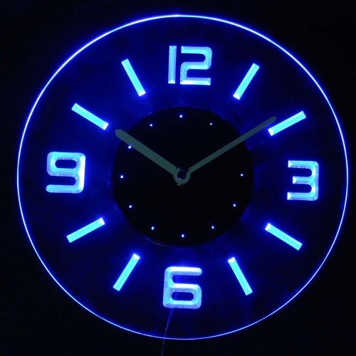 ساعت دیواری طرح شبخواب مدل TH_87253