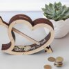 قلک چوبی طرح قلب تیر خورده مدل TH_37132