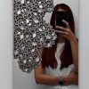 آینه طرح هندسه نقوش مدل TH_32685 5 7