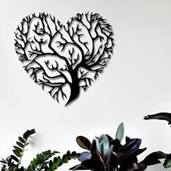 تابلو طرح درخت زندگی قلبی مدل TH_13851 1