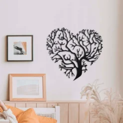 تابلو طرح درخت زندگی قلبی مدل TH_13851 🌳❤ 66