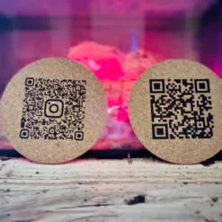 زیر لیوانی طرح QR CODE مدل TH_61386 888