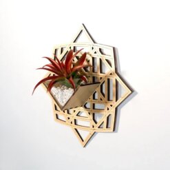 گلدان دیواری چوبی مدل TH_11156 88