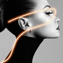 تابلو عکس دختر با نئون مدل TH_41295 555