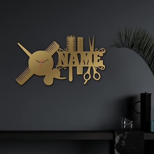ساعت دیواری آرایشگاه مدل TH_73931