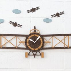 ساعت دیواری طرح هواپیما مدل TH_79844