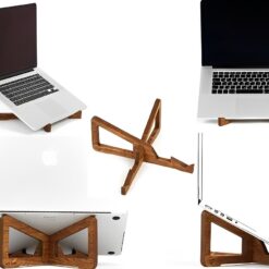 استند پایه لپ تاپ چوبی مدل TH_78625 5